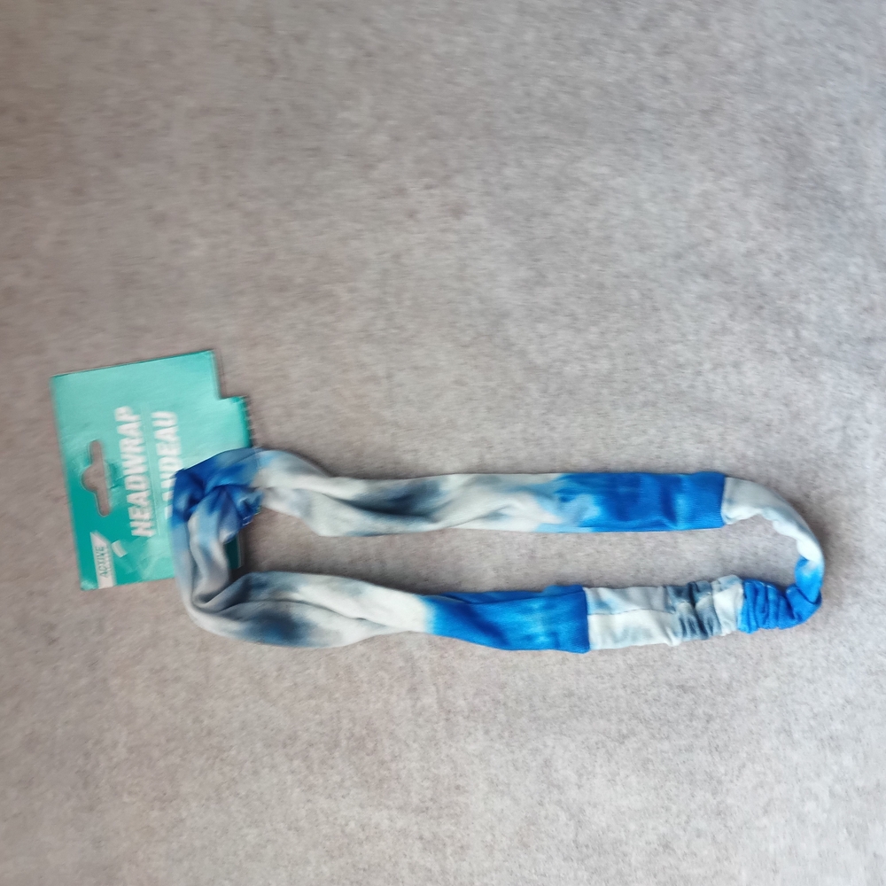 5 Colorful Headwraps Bandeau Set Tie Dye - Picture 3 of 3